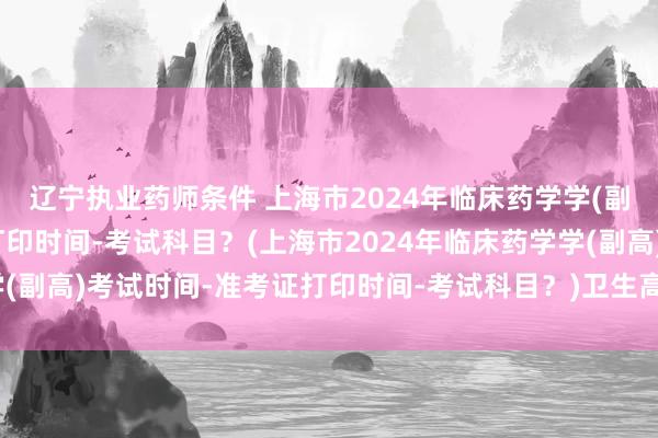 辽宁执业药师条件 上海市2024年临床药学学(副高)考试时间-准考证打印时间-考试科目？(上海市2024年临床药学学(副高)考试时间-准考证打印时间-考试科目？)卫生高级职称考试及格线