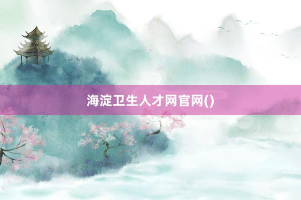 海淀卫生人才网官网()