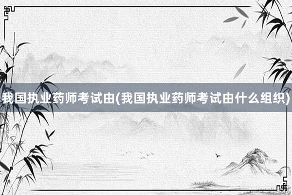 我国执业药师考试由(我国执业药师考试由什么组织)