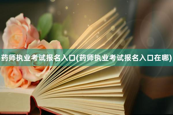 药师执业考试报名入口(药师执业考试报名入口在哪)