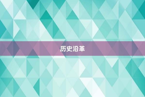 历史沿革