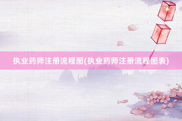 执业药师注册流程图(执业药师注册流程图表)